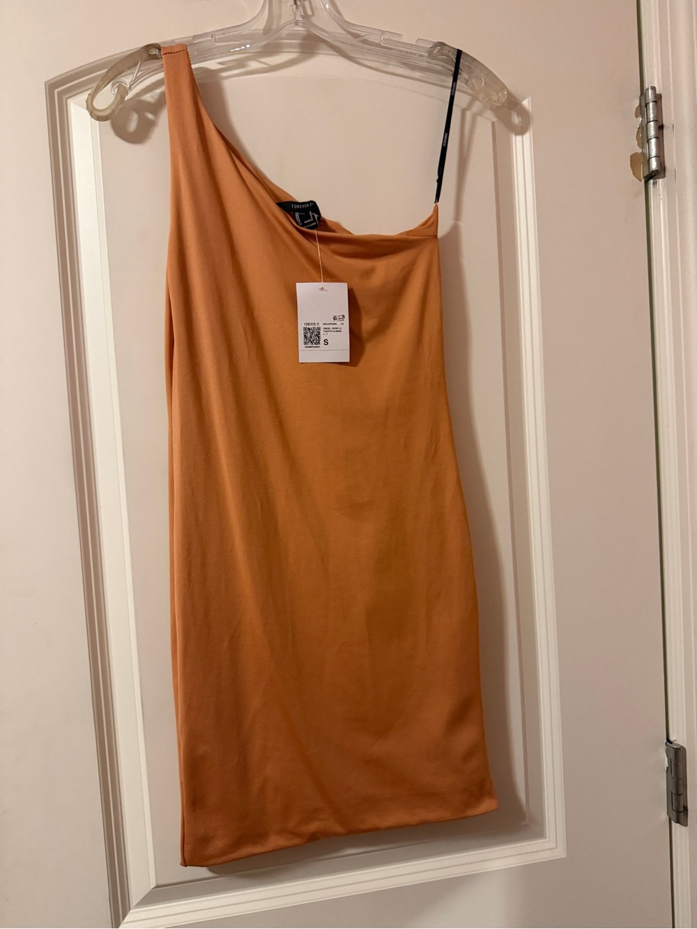 Forever 21 NWT One-Shoulder Rust Orange Dress - Women S